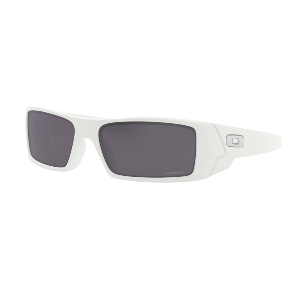 White Oakley Gascan Sunglasses